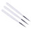3 Pezzi Per Puntinismo Sottile Nail Art Bianco 8