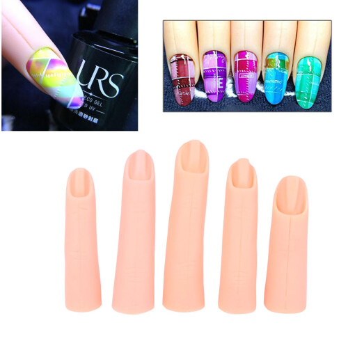 Übungs-Fingermodell Für Nageldesign Maniküre Training Magnet 1