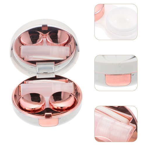 1 Set Contactlensopbergdoos Marmerpatroon 2