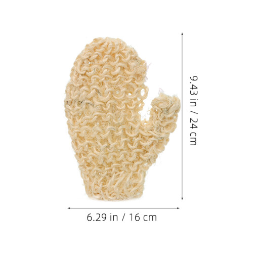 2Stk. Wiederverwendbare Peelinghandschuhe Für Hautpeeling 2