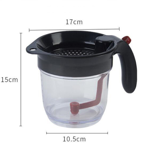 2Stück 1000Ml Küchenfettfang Behälter Mit Siebfilter Für Heimgebrauch