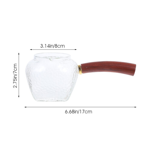 Spouts Milchkrug Milchbecher Mit Holzgriff Gläser 1