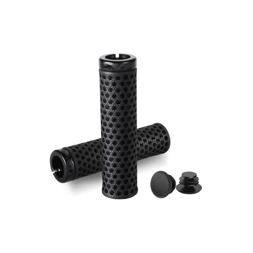 1 Pair Bicycles Handle Cover Hollow Bikes Grip Shockproof Grip Handle Sleeves Black