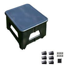 Camping Toilet Odorless Disposal Bags Included Antislip Seat Travel large black suit