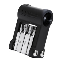 Clé de réparation de vélo 9 en 1, ensemble d'outils-Noir