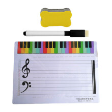 Tableau blanc compact pour l'enseignement de la musique, tableau
