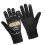 Gants d'hiver chauds à doigts complets, pour Ski par temps-Jaune 1