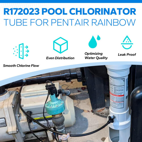 Tuyau de remplacement pour chlorinateur résistant aux produits 1