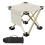Chaise de camping pliable surdimensionnée,- couleur beige 1