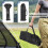 Chaise de camping pliable surdimensionnée,- couleur beige 7