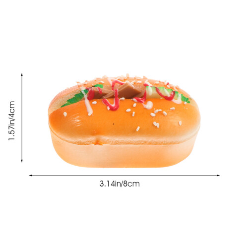 2 Stuks Broodmodellen Valse Bakfotografie Hamburger 1