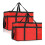 Sacs de livraison réutilisables, isolation thermique,-rouge 1