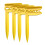 4Pcs Multipurpose Adjustable Clip Plastic Outdoor Picnic Mat Holder Enduring Yellow 1