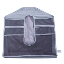 Aufhängbarer Schuhkorb Mit Sockenorganizer (Grau)