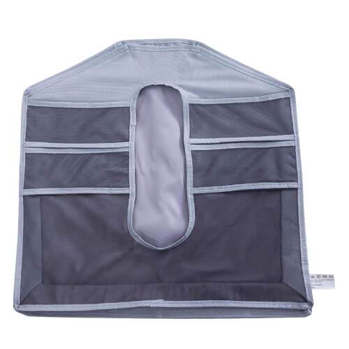 Aufhängbarer Schuhkorb Mit Sockenorganizer (Grau)