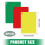 3set plastic voetbalscheidsrechterkaarten voor 3