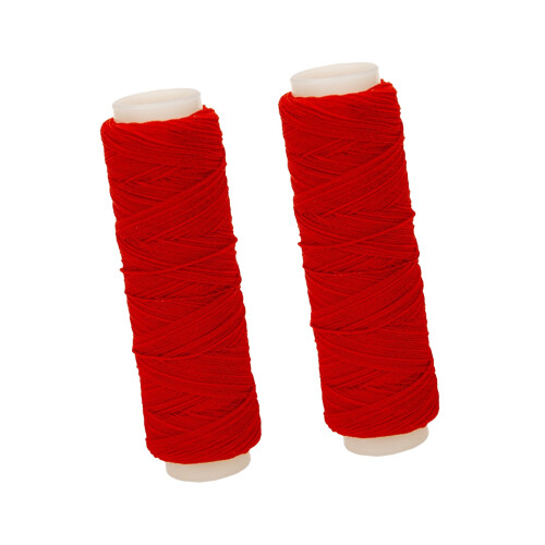 2 Roll Elastic Fly Fishing Baits Line Wear Resistant Nylon-Red