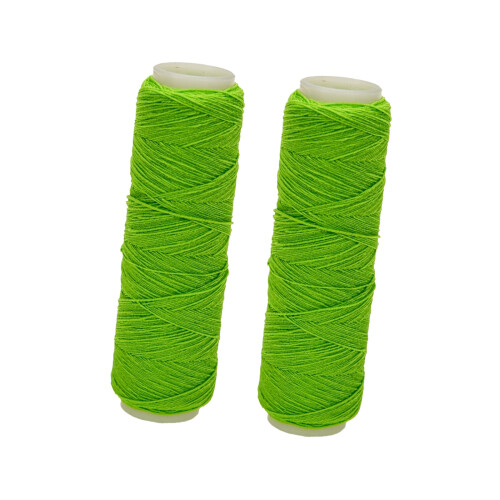 2 Pack High Strength Nylon Fly Fishing Baits Line Elastic-Green