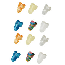 12Pcs Plectrums Picks Guitar Finger Picks Fingertip Hands-B