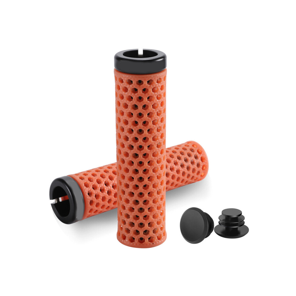 Antislip Bicycles Handlebars Grip Bikes Handle Locking-Black OR-image-OPC-PM762XP-NEW