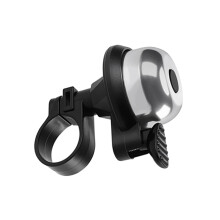 Aluminum Alloy Bikes Bells Cycling Ringing Horn-Silver A