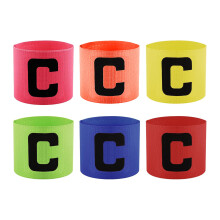 Soccer Arm Bands Adjustable Elastic Sport Player Captain Elbow