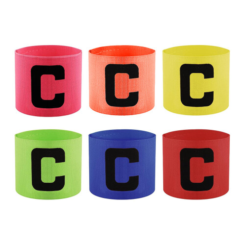 Soccer Arm Bands Adjustable Elastic Sport Player Captain Elbow