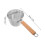 Mini Aluminium Milchtopf Mit Holzgriff, Dick, Vielseitig, Silber 2
