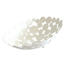 Wrought Iron Hohle Obstplatte Blütenförmige Brotschale Speisekorb