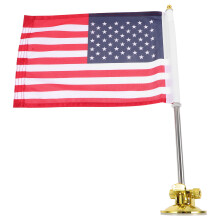 2 Sets Stabile Autoflaggenmast Halterung Für Außen Mit Flagge