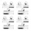 12 Highlighter Pressing Tool Für Make-up Platten 10
