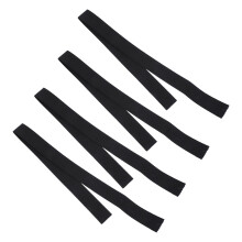 4Stk Elastische Perückengurte Schwarz Verstellbar Haarnetz Zubehör