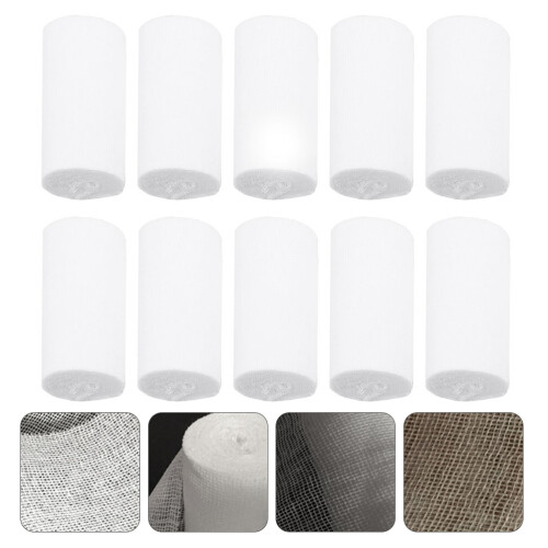10Stück Mullbinden Verbandspaste Wundversorgung Bandage 2