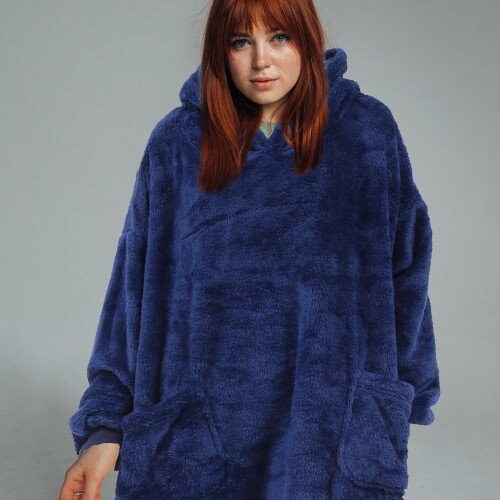 Wearable Blanket Hoodie Large Coperta Cappuccio 2