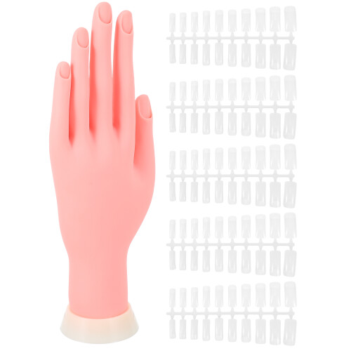 Conjunto De Mão Falsa Para De Manicure E Treinamento Diy