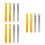 12Pcs Stainless Steel Bread Crumb Multi Color Table Sweeper 8