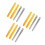 12Pcs Stainless Steel Bread Crumb Multi Color Table Sweeper 6
