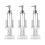 Notenkrakers Vorm Zeepdispenser Plastic Zeepcontainer-3 stuks 1
