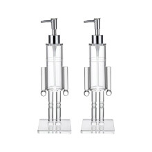 Notenkrakers Vorm Zeepdispenser Plastic Zeepcontainer-2 stuks
