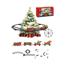 Hangende kersttreinset – speelgoedtrein onder de boom met-2