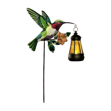 Kolibries Lantaarns Tuin Stakes, Solar Outdoor Licht voor Tuin-B
