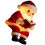 Kerstman Leesboek Hars Standbeeld Lamp Kerst Decors LED 1