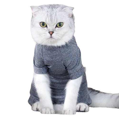 Post-Operations-Katzen-Body mit vier Beinen, dehnbare-XS
