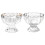2Stk Transparente Eisbecher Salatbecher Marmeladenbecher 9