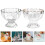 2Stk Transparente Eisbecher Salatbecher Marmeladenbecher 5