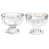 2Stk Transparente Eisbecher Salatbecher Marmeladenbecher 4