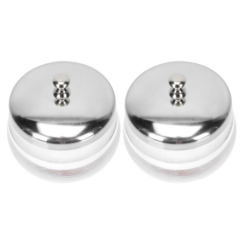 2Stk Maniküre Pen Reinigungsbecher Mit Deckel