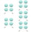20 Stk. Handy Bildschirmreiniger Macaron Form Wischtuch 10