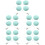 20 Stk. Handy Bildschirmreiniger Macaron Form Wischtuch 6