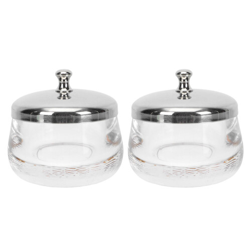 2Stk Maniküre Pen Reinigungsbecher Mit Deckel 2